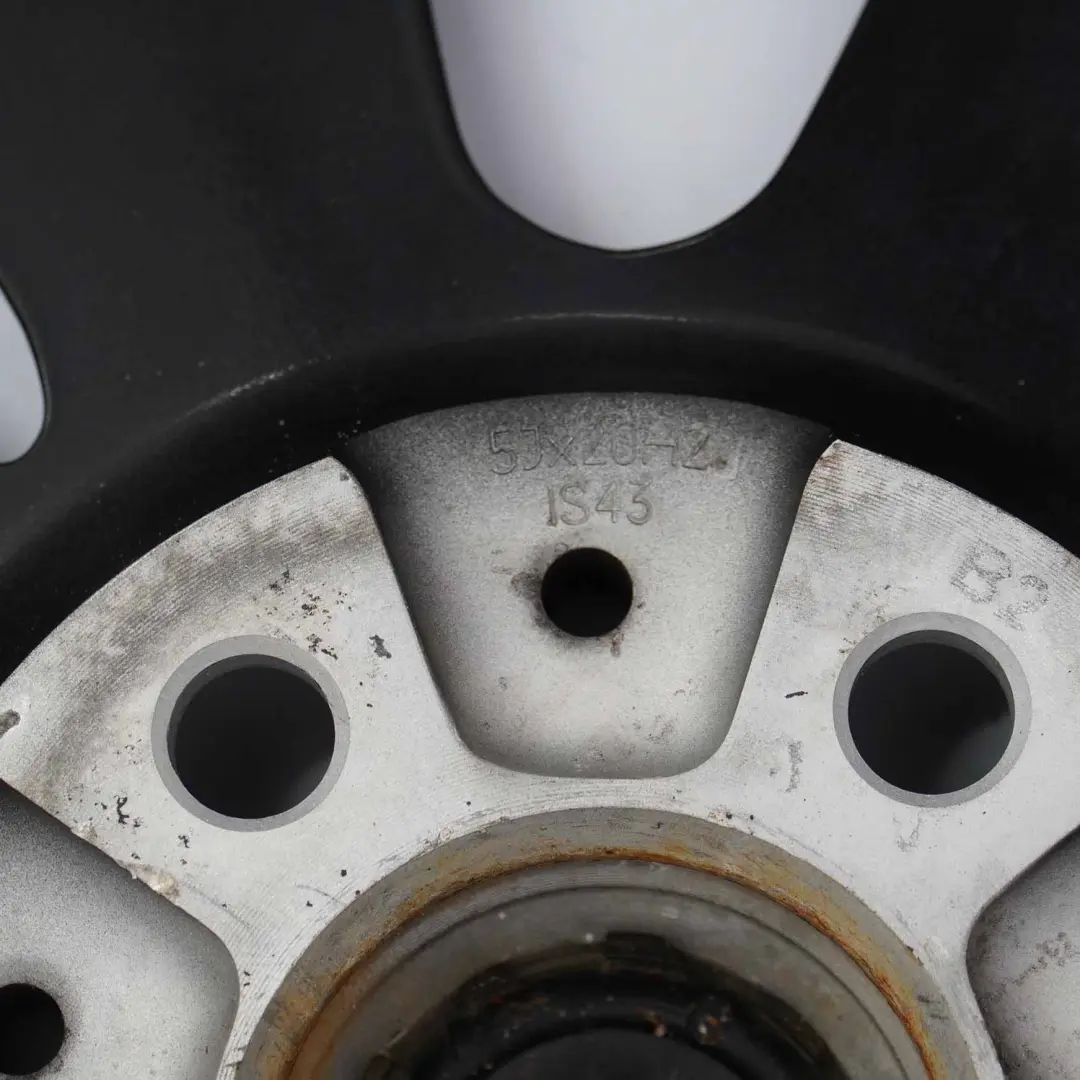 Cerchio in lega 20" Nero Jet a doppie razze 430 ET:43 5J per BMW i3 I01 con numero di parte 6856898 BMW i3 I01 Cerchio in lega 20" Nero Jet a doppie razze 430 ET:43 5J - SKU 6856898-1 - Numero di parte 6856898