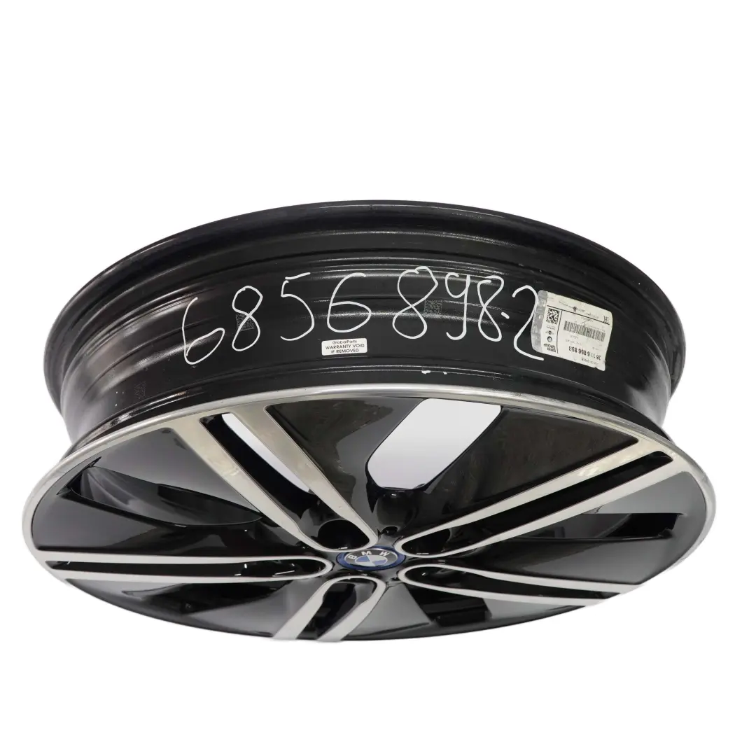 Cerchio In Lega 20" Jet Black Doppie Razze 430 Et:43 5J per BMW I3 I01 con numero di parte 6856898 BMW I3 I01 Cerchio In Lega 20" Jet Black Doppie Razze 430 Et:43 5J - SKU 6856898-2 - Numero di parte 6856898