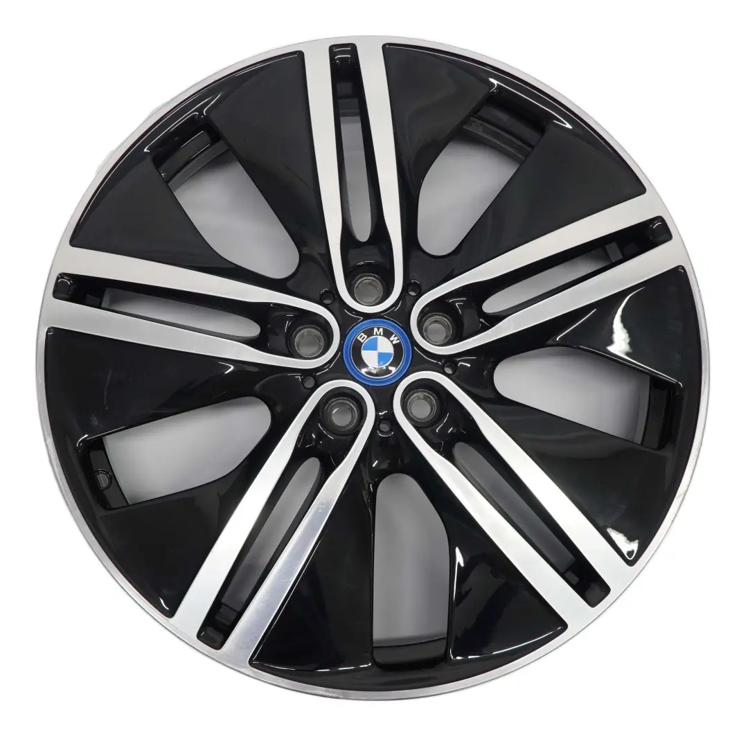 Cerchio In Lega 20" Jet Black Doppie Razze 430 Et:43 5J per BMW I3 I01 con numero di parte 6856898 BMW I3 I01 Cerchio In Lega 20" Jet Black Doppie Razze 430 Et:43 5J - SKU 6856898-2 - Numero di parte 6856898