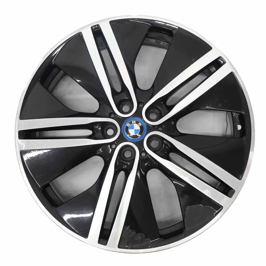 Cerchio In Lega 20" Jet Black Doppie Razze 430 Et:53 5,5J per BMW I3 I01 con numero di parte 6856899 BMW I3 I01 Cerchio In Lega 20" Jet Black Doppie Razze 430 Et:53 5,5J - SKU 6856899-1 - Numero di parte 6856899