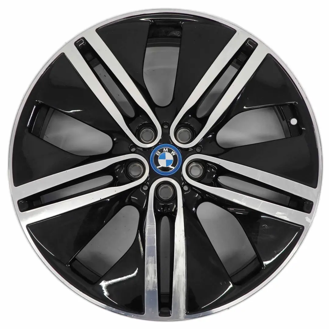 Cerchio In Lega 20" Jet Black Doppie Razze 430 Et:53 5,5J per BMW I3 I01 con numero di parte 6856899 BMW I3 I01 Cerchio In Lega 20" Jet Black Doppie Razze 430 Et:53 5,5J - SKU 6856899-3 - Numero di parte 6856899