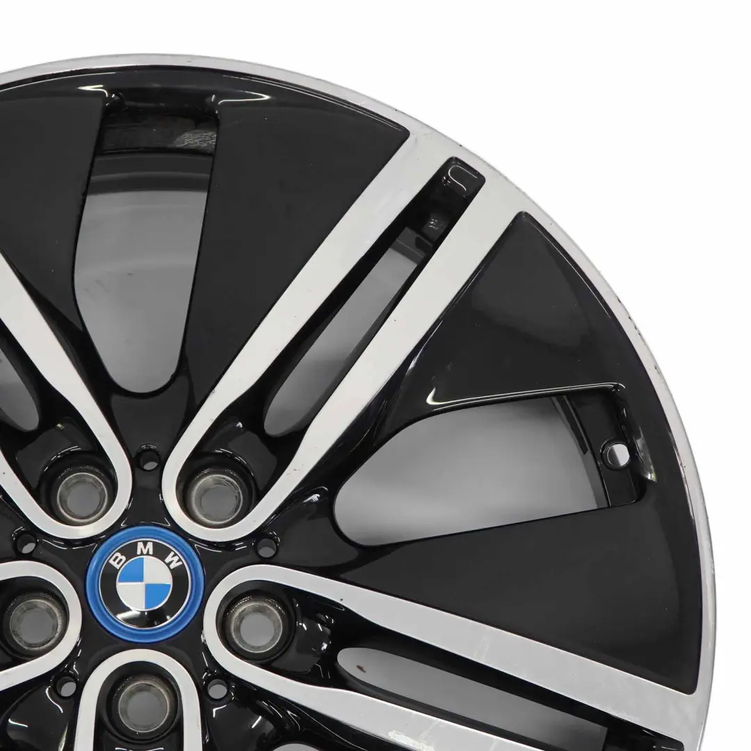 Cerchio In Lega 20" Jet Black Doppie Razze 430 Et:53 5,5J per BMW I3 I01 con numero di parte 6856899 BMW I3 I01 Cerchio In Lega 20" Jet Black Doppie Razze 430 Et:53 5,5J - SKU 6856899-3 - Numero di parte 6856899