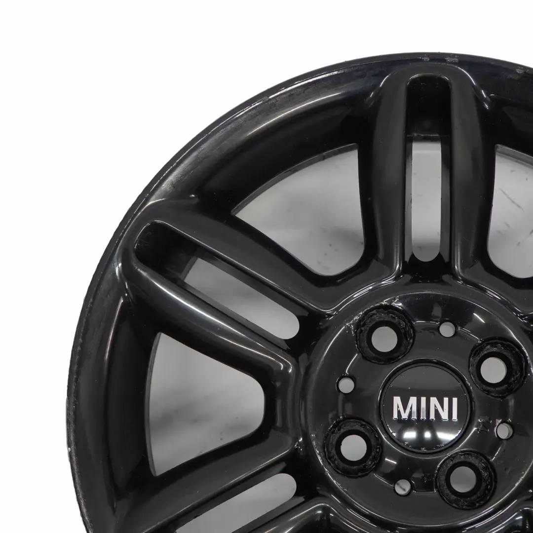 Mini Cooper R55 R56 R57 Black Wheel Alloy Rim 16" 6,5J 6-Star Twin Spoke 119 - SKU 6856969-4 - Part number 6856969