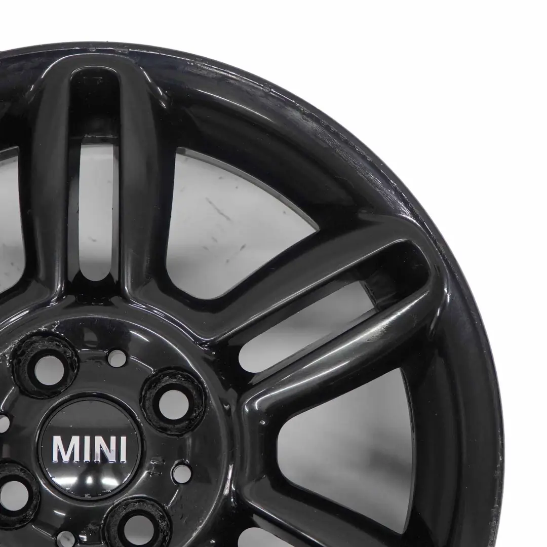 Mini Cooper R55 R56 R57 Black Wheel Alloy Rim 16" 6,5J 6-Star Twin Spoke 119 - SKU 6856969-4 - Part number 6856969