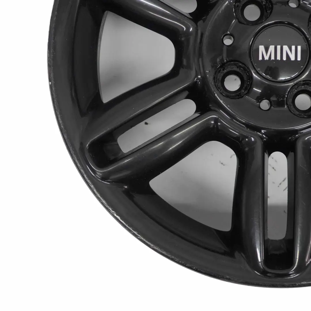 Mini Cooper R55 R56 R57 Black Wheel Alloy Rim 16" 6,5J 6-Star Twin Spoke 119 - SKU 6856969-4 - Part number 6856969