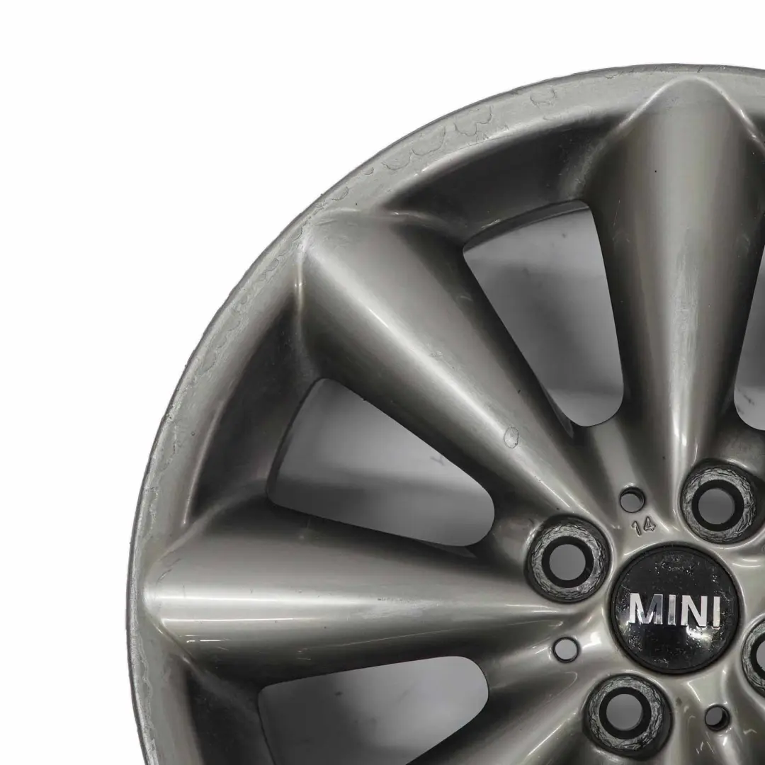 Mini R55 R56 R57 Grey Wheel Alloy Rim 17" 7J ET:48 Conical Spoke 121 - SKU 6857070-2 - Part number 6857070