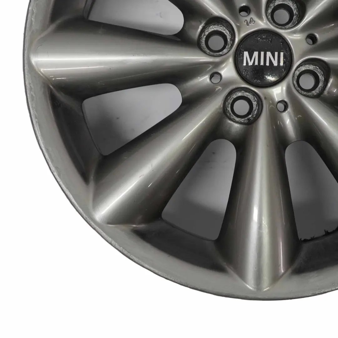 Mini R55 R56 R57 Grigio Cerchio in lega 17" 7J ET:48 Raggi Conici 121 - SKU 6857070-2 - Numero di parte 6857070