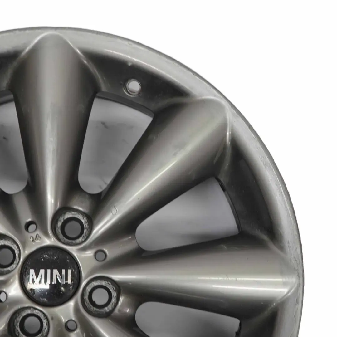 Mini R55 R56 R57 Grey Wheel Alloy Rim 17" 7J ET:48 Conical Spoke 121 - SKU 6857070-2 - Part number 6857070
