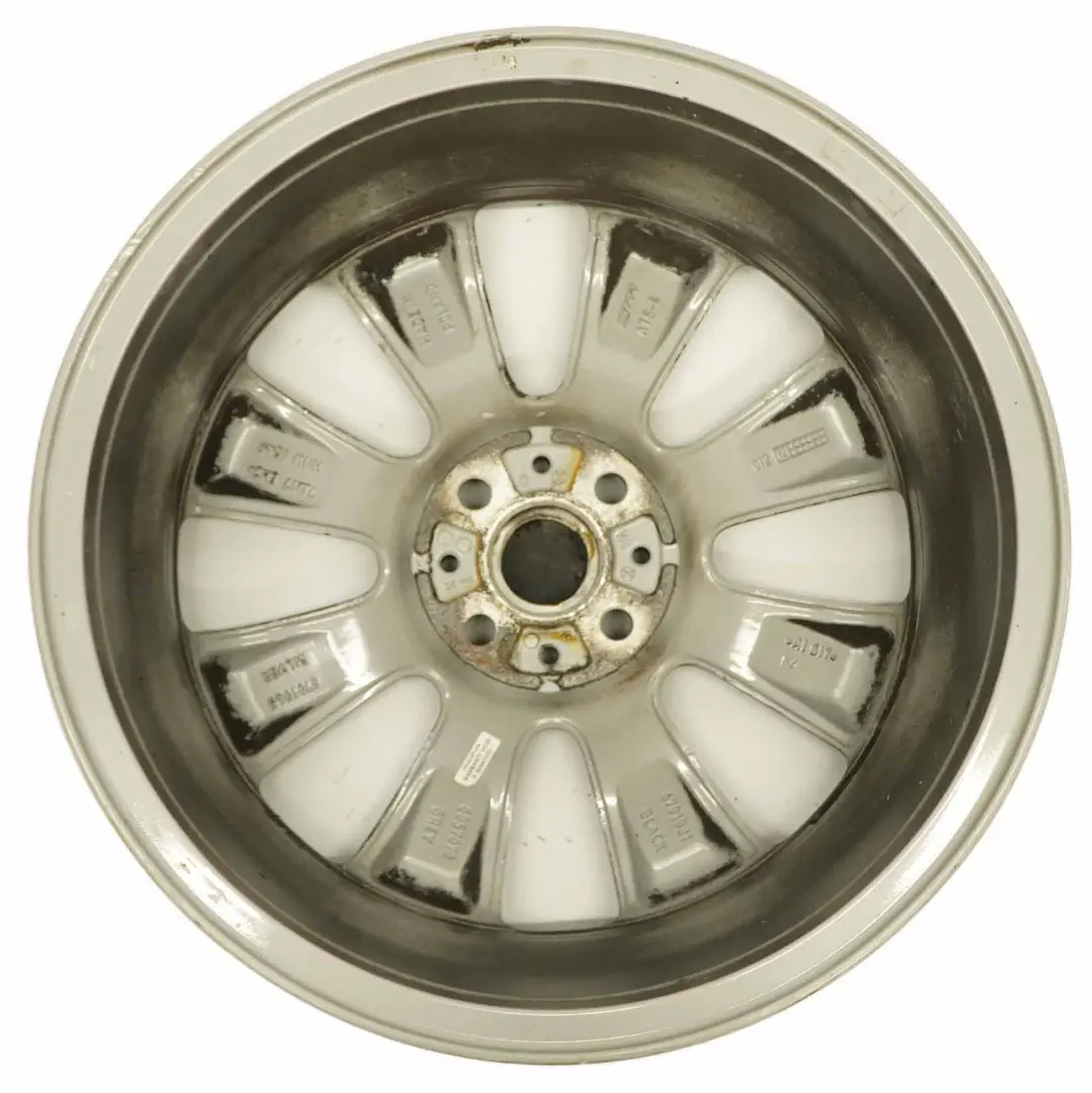 Mini R55 R56 R57 Grey Wheel Alloy Rim 17" 7J ET:48 Conical Spoke 121 - SKU 6857070-3 - Part number 6857070