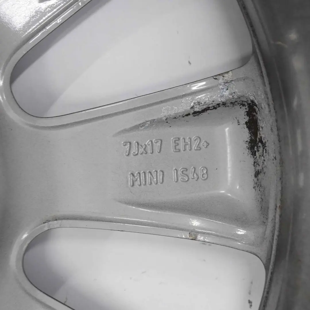Grey Wheel Alloy Rim 17" 7J ET:48 Conical Spoke 121 to Mini R55 R56 R57 with Part number 6857070 Mini R55 R56 R57 Grey Wheel Alloy Rim 17" 7J ET:48 Conical Spoke 121 - SKU 6857070-4 - Part number 6857070