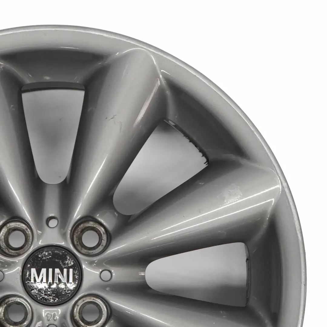Mini R55 R56 R57 Grey Wheel Alloy Rim 17" 7J ET:48 Conical Spoke 121 - SKU 6857070-4 - Part number 6857070