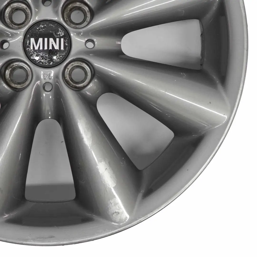 Mini R55 R56 R57 Grey Wheel Alloy Rim 17" 7J ET:48 Conical Spoke 121 - SKU 6857070-4 - Part number 6857070