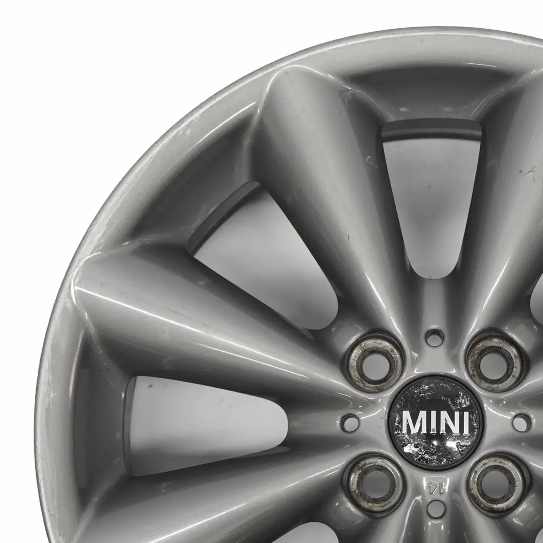 Mini R55 R56 R57 Grey Wheel Alloy Rim 17" 7J ET:48 Conical Spoke 121 - SKU 6857070-4 - Part number 6857070