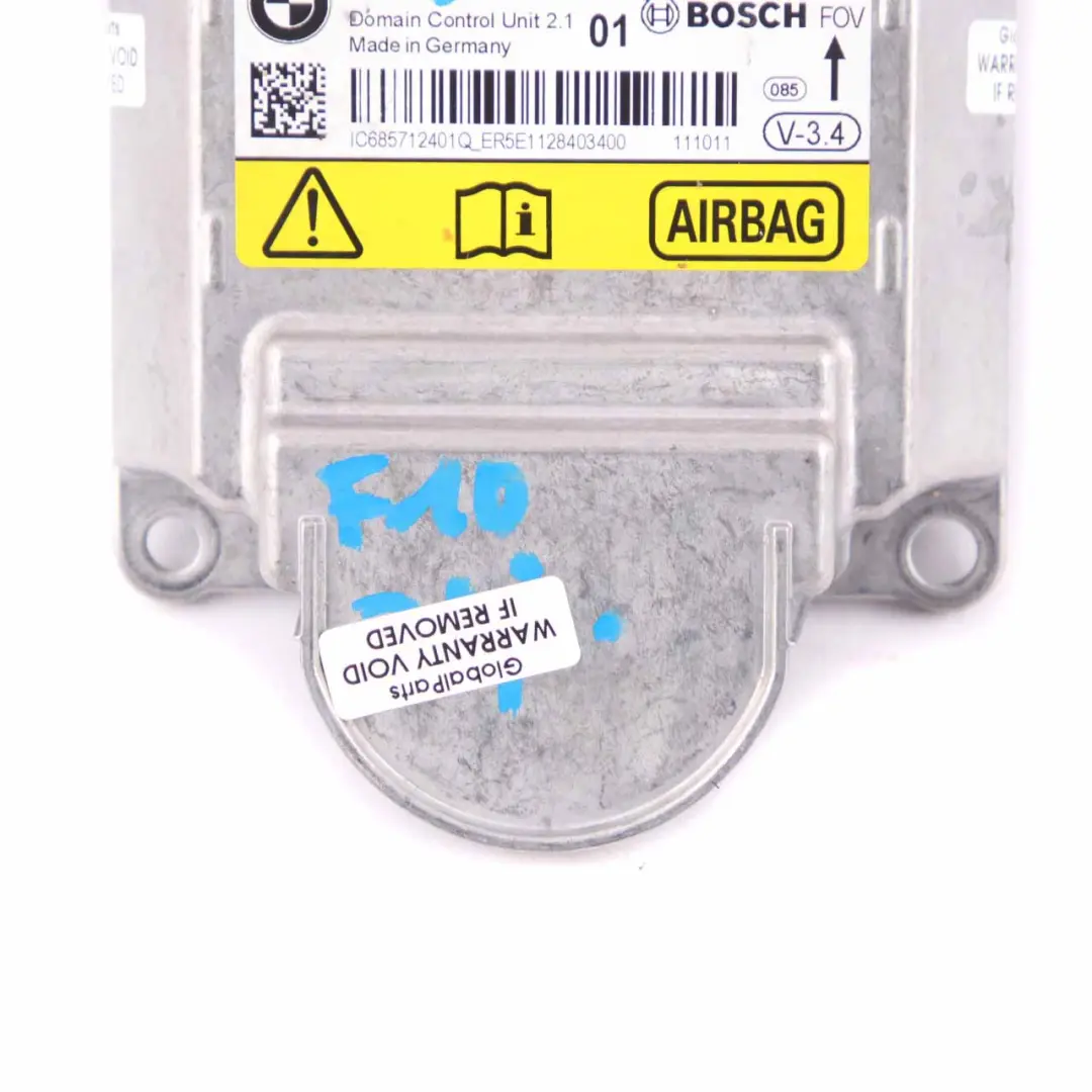 Crash Module BMW F01 F02 LCI F10 F11 F13 ICM Unité contrôle ECU pour à propos du numéro de pièce 6857124 Crash Module BMW F01 F02 LCI F10 F11 F13 ICM Unité contrôle ECU - SKU 6799887 - Numéro de pièce 6857124