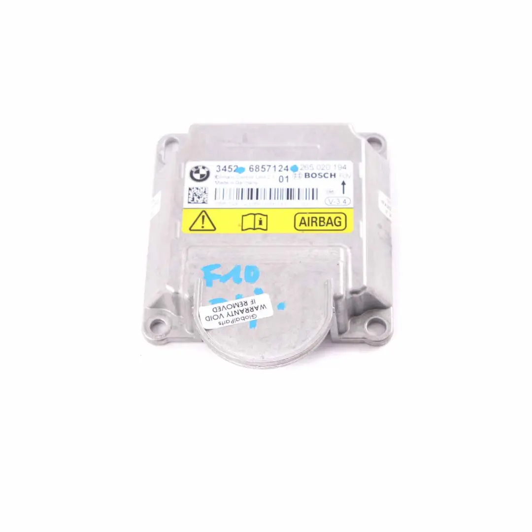 Module De Collision BMW F01 F02 LCI F10 F11 Unité De Contrôle ICM ECU pour à propos du numéro de pièce 6857124 Module De Collision BMW F01 F02 LCI F10 F11 Unité De Contrôle ICM ECU - SKU 6857124 - Numéro de pièce 6857124