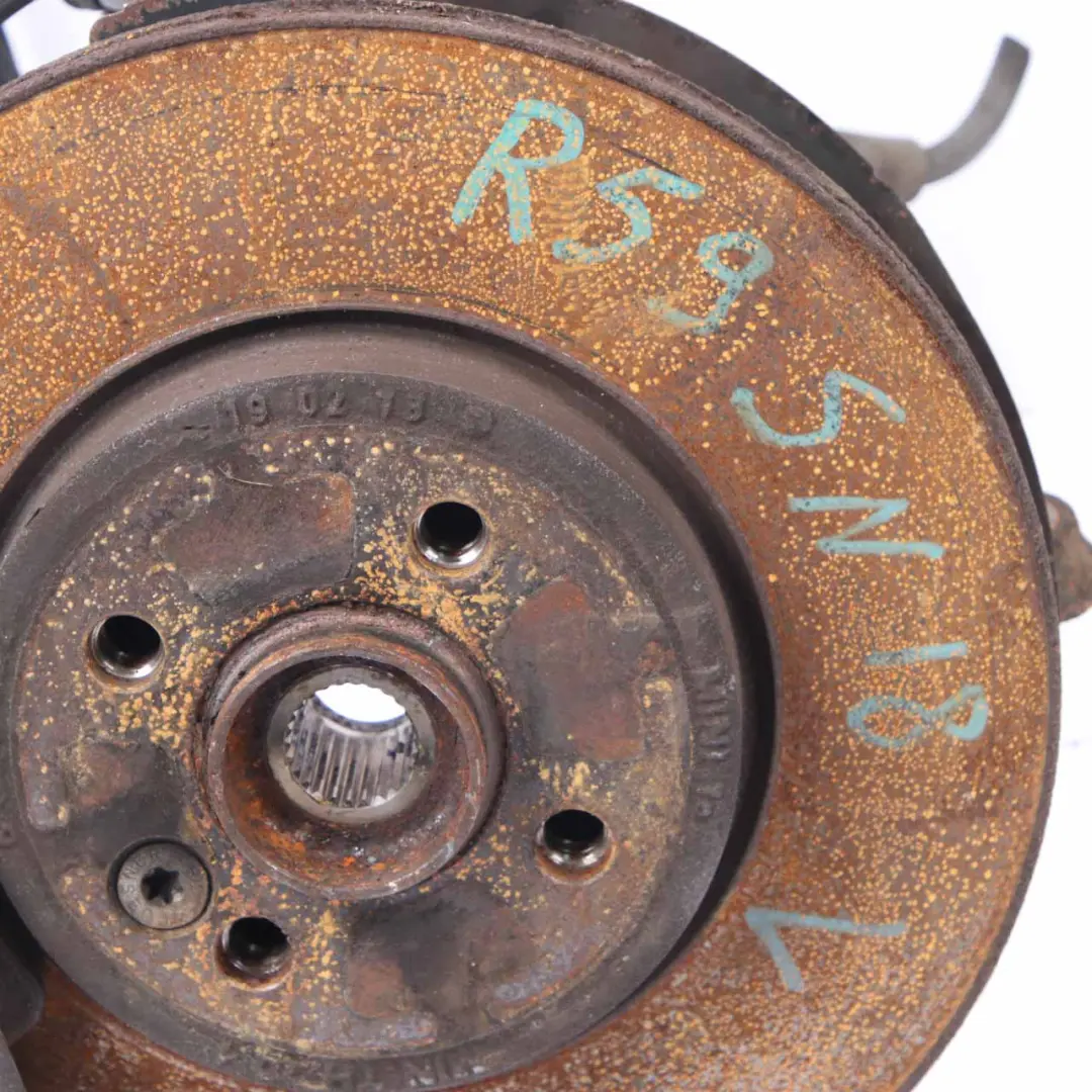 Front Left N/S Suspension Leg Spring Strut Brake Disc Caliper to Mini R59 Cooper S with Part number 6857135 Mini R59 Cooper S Front Left N/S Suspension Leg Spring Strut Brake Disc Caliper - SKU 6857135-1 - Part number 6857135