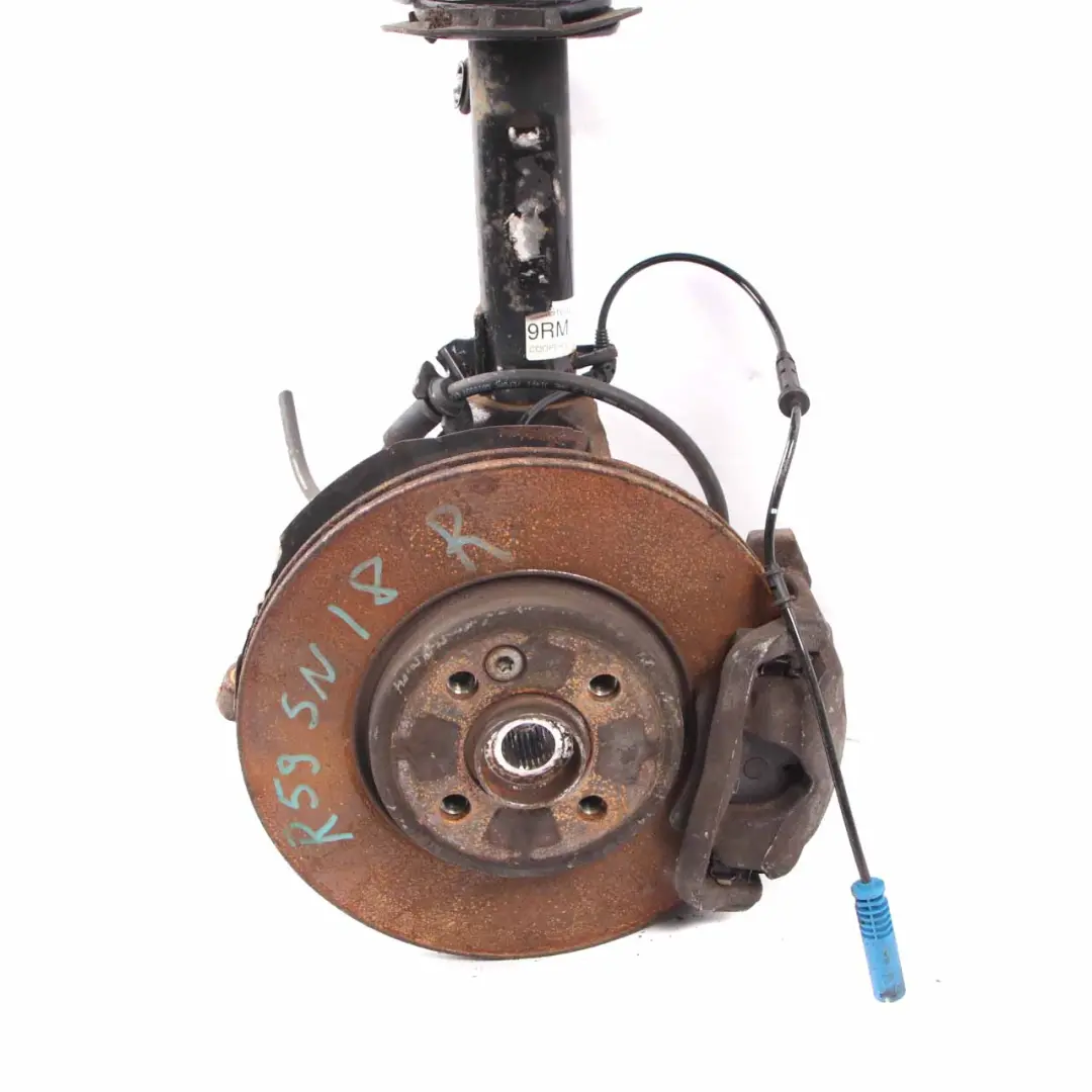 Mini R59 Cooper S Front Right O/S Suspension Leg Spring Strut Brake Disc Caliper - SKU 6857136-1 - Part number 6857136