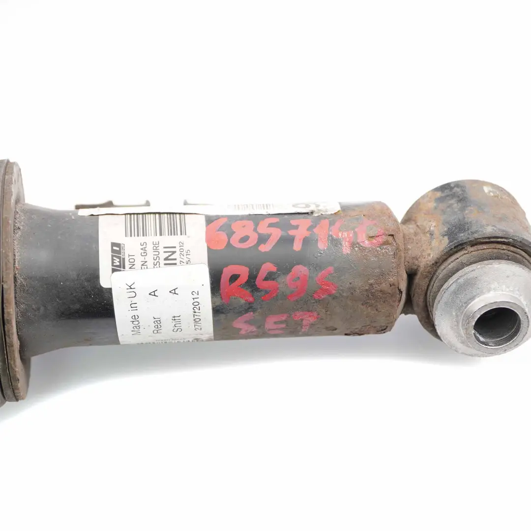 Strut Rear Suspension Left Right Shock Absorber Set Roadster to Mini R59 Spring with Part number 6857140 Mini R59 Spring Strut Rear Suspension Left Right Shock Absorber Set Roadster - SKU 6857140 - Part number 6857140