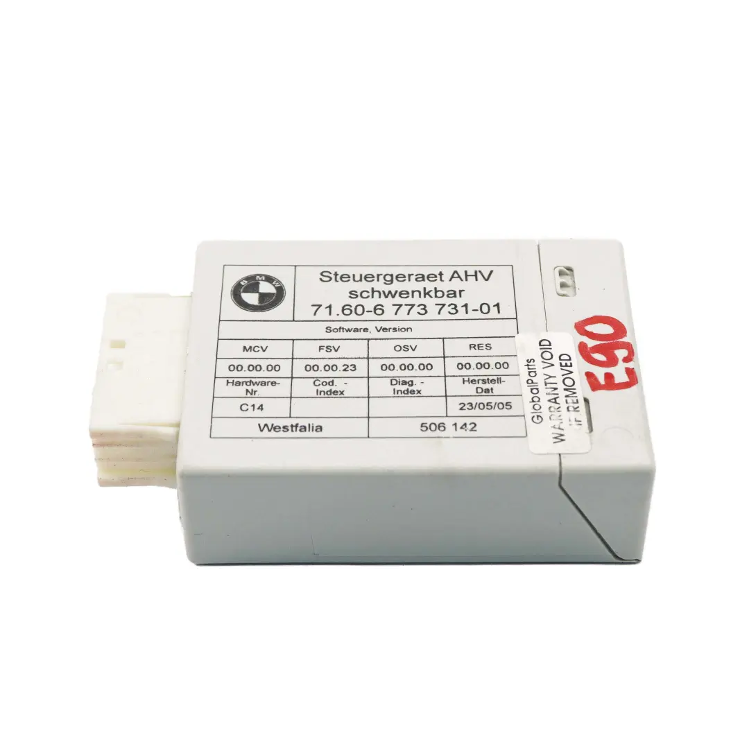 BMW E90 E91 E92 E93 AHK Towing Hitch Tow Bar Control Module Unit ECU 6773731 - SKU 6857227 - Part number 6857227