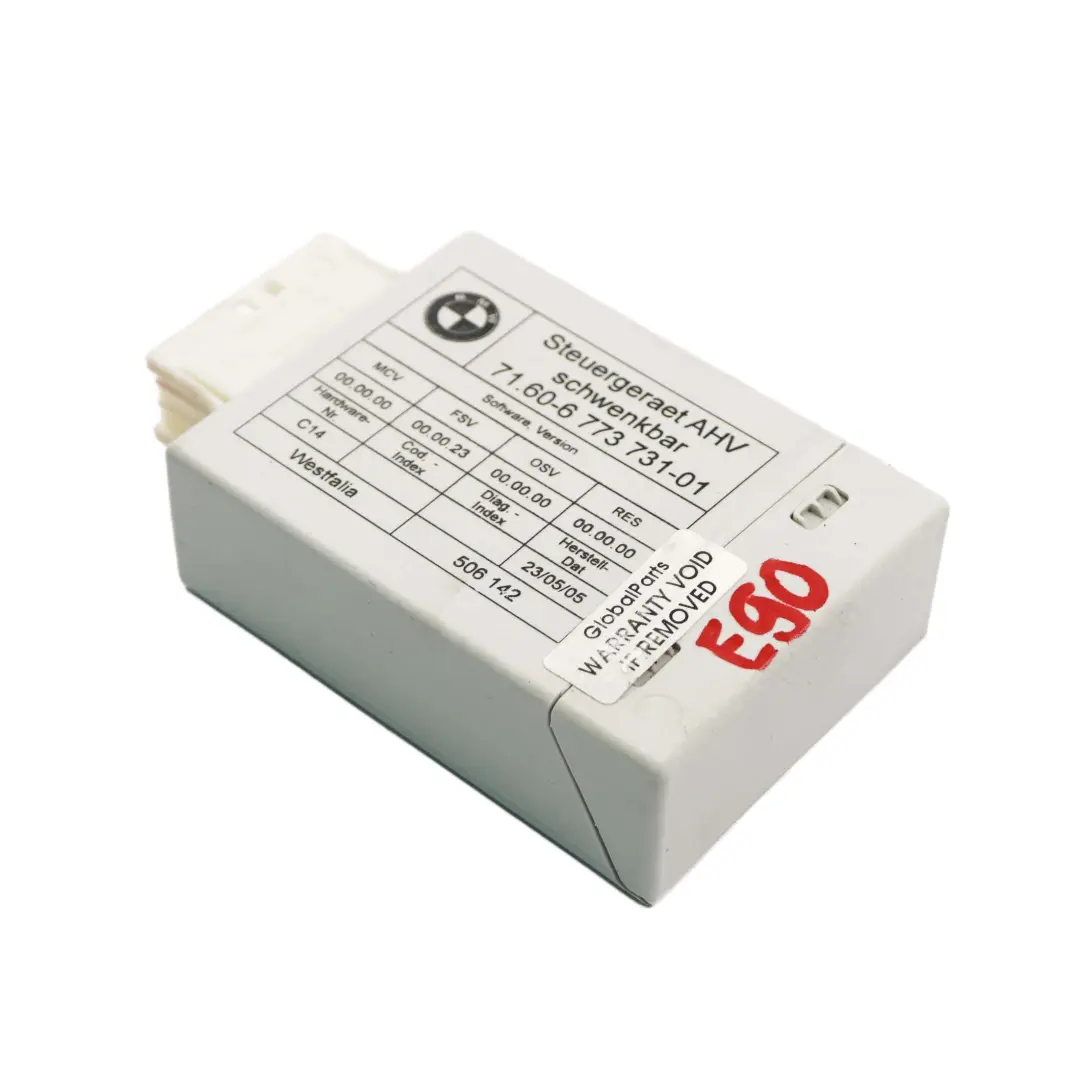 BMW E90 E91 E92 E93 AHK Towing Hitch Tow Bar Control Module Unit ECU 6773731 - SKU 6857227 - Part number 6857227