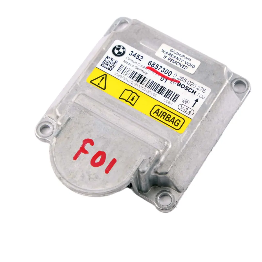 Module BMW F01 F02 LCI F10 F11 F13 ICM Crash Control Unit ECU Air - SKU 6857300 - Part number 6857300