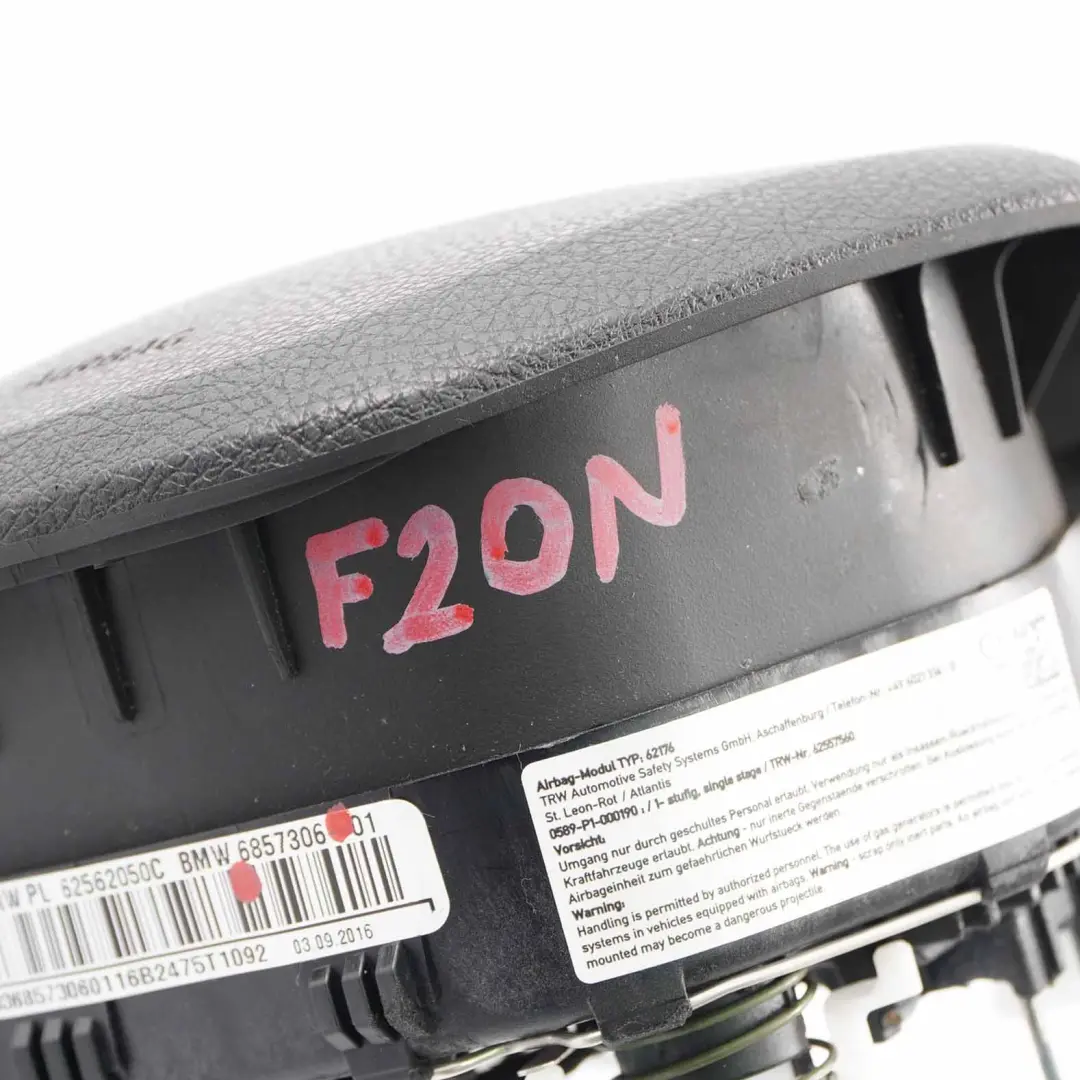 Volant côté conducteur Module Airbag pour BMW F20 F30 LCI Sport Line à propos du numéro de pièce 6857306 BMW F20 F30 LCI Sport Line Volant côté conducteur Module Airbag - SKU 6857306 - Numéro de pièce 6857306