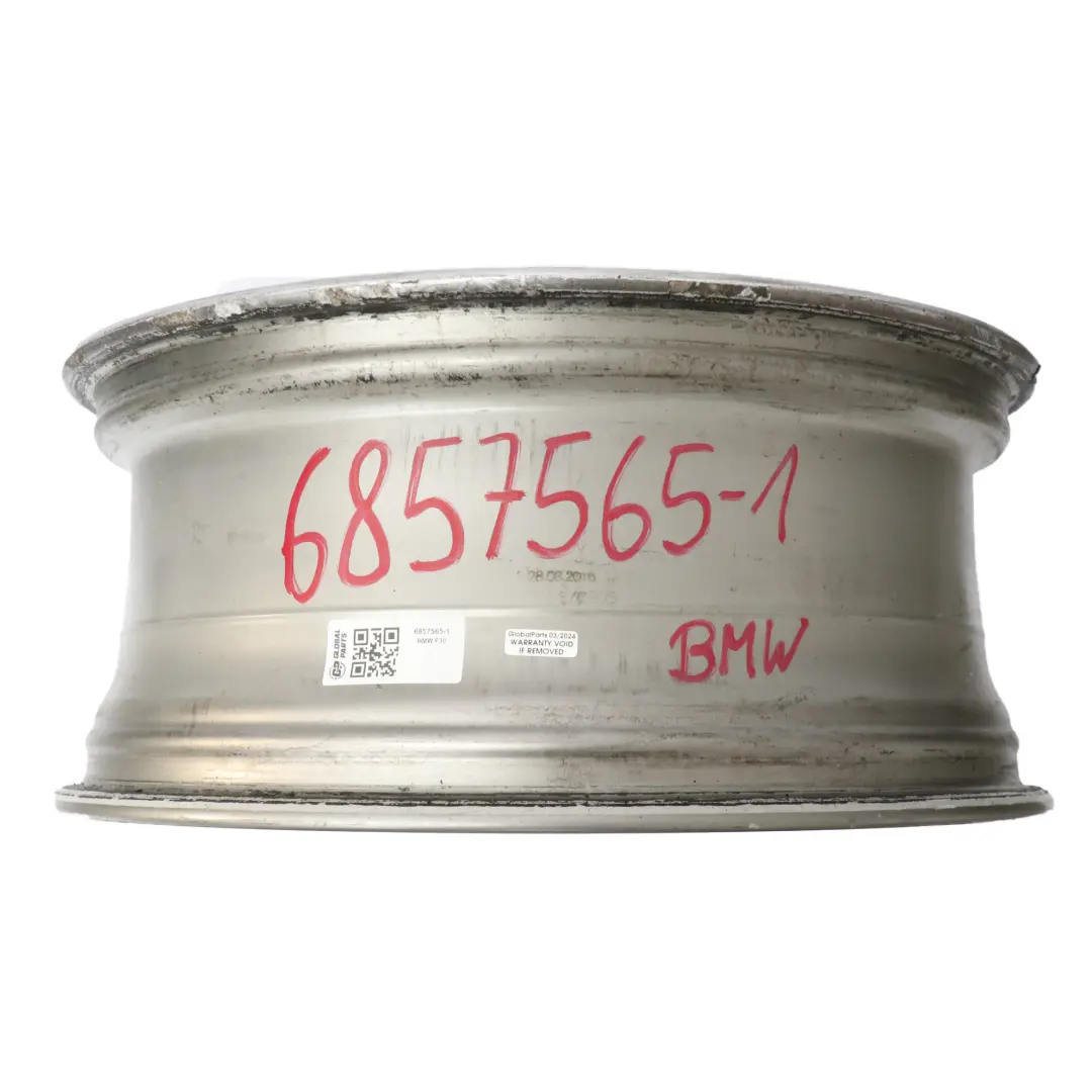 Jante roue avant alliage gris ferrique 19" Star Spoke 8J ET:36 pour BMW F30 à propos du numéro de pièce 6857565 BMW F30 Jante roue avant alliage gris ferrique 19" Star Spoke 8J ET:36 - SKU 6857565-1 - Numéro de pièce 6857565