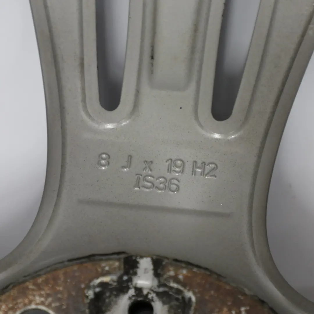 Jante roue avant alliage gris ferrique 19" Star Spoke 8J ET:36 pour BMW F30 à propos du numéro de pièce 6857565 BMW F30 Jante roue avant alliage gris ferrique 19" Star Spoke 8J ET:36 - SKU 6857565-1 - Numéro de pièce 6857565