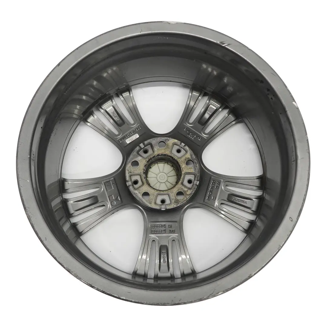 Jante roue avant alliage gris ferrique 19" Star Spoke 8J ET:36 pour BMW F30 à propos du numéro de pièce 6857565 BMW F30 Jante roue avant alliage gris ferrique 19" Star Spoke 8J ET:36 - SKU 6857565-2 - Numéro de pièce 6857565