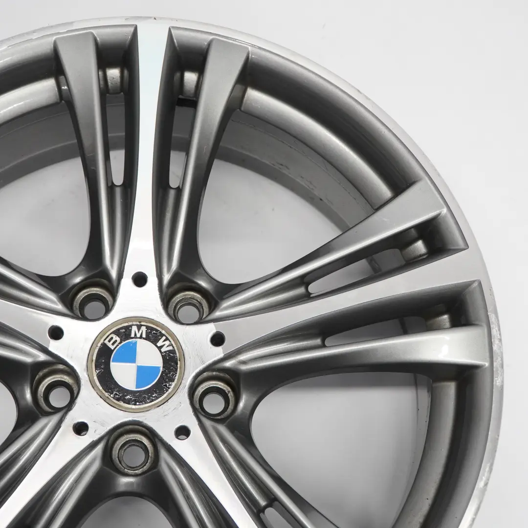BMW F30 Ferric Grey Front Alloy Wheel Rim 19" Star Spoke 407 8J ET:36 - SKU 6857565-2 - Part number 6857565