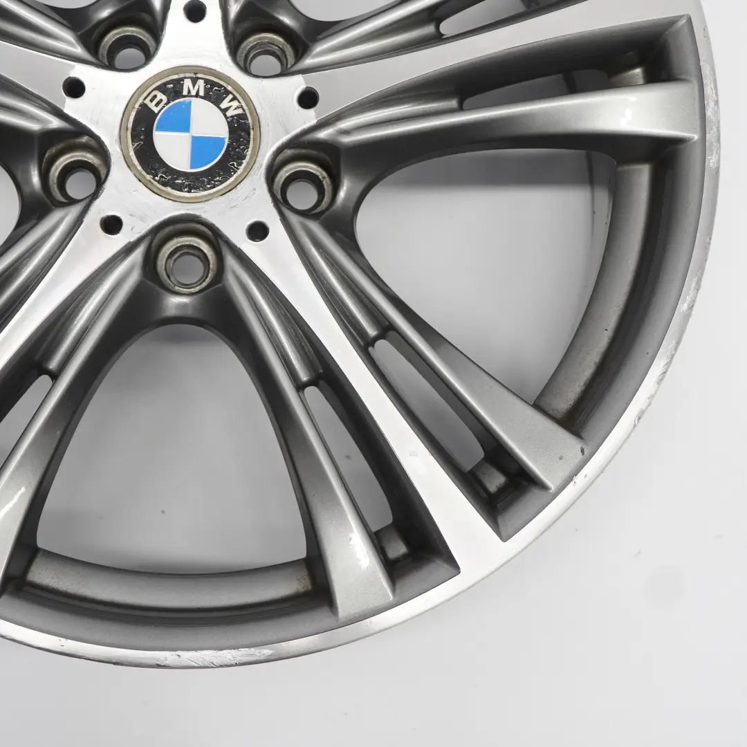 BMW F30 Ferric Grey Front Alloy Wheel Rim 19" Star Spoke 407 8J ET:36 - SKU 6857565-2 - Part number 6857565