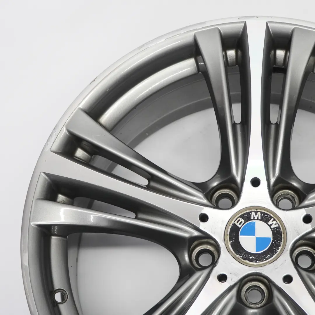 BMW F30 Ferric Grey Front Alloy Wheel Rim 19" Star Spoke 407 8J ET:36 - SKU 6857565-2 - Part number 6857565