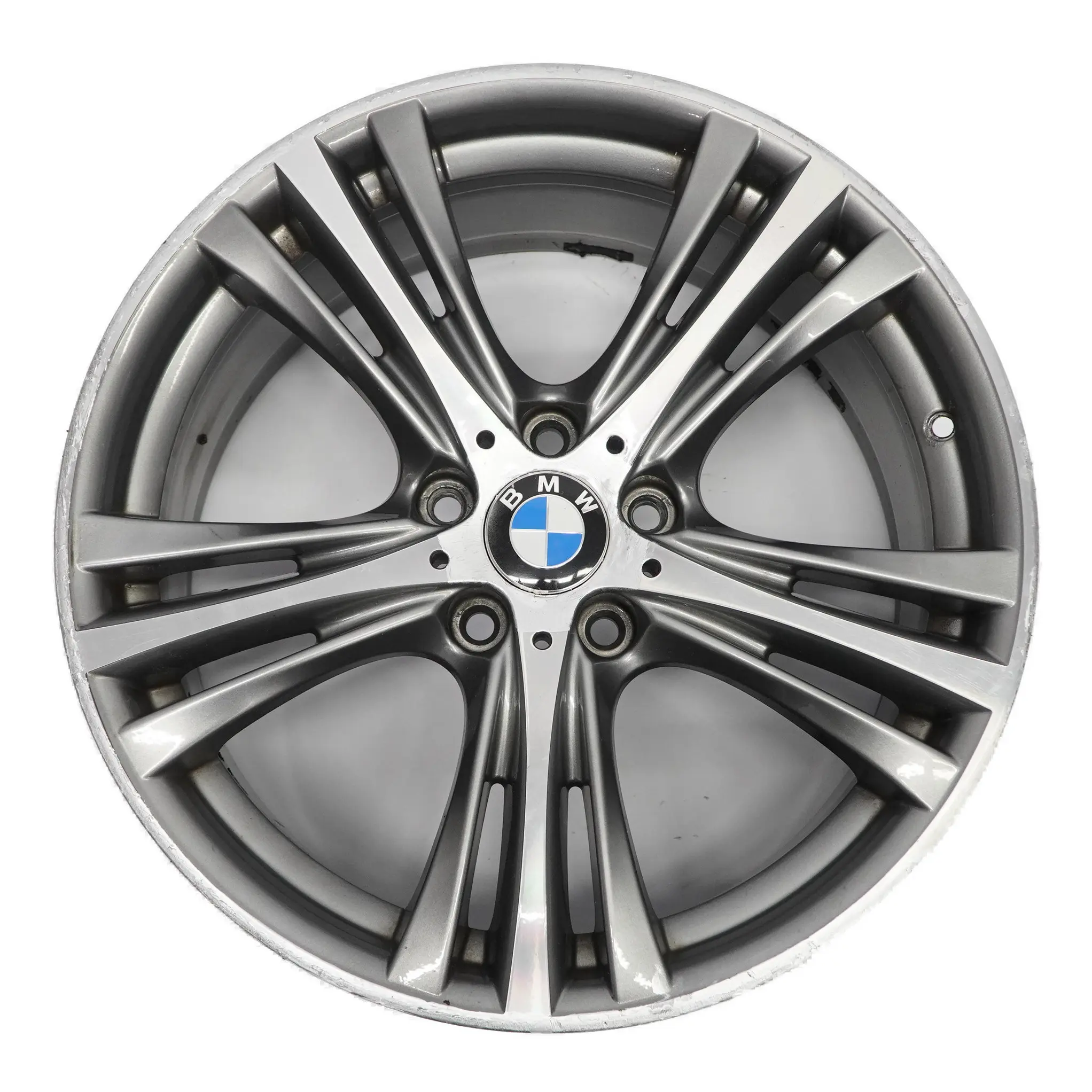 Llanta aleación trasera BMW F30 Gris Férrico 19" 8,5J ET:47 Star Spoke 6857566