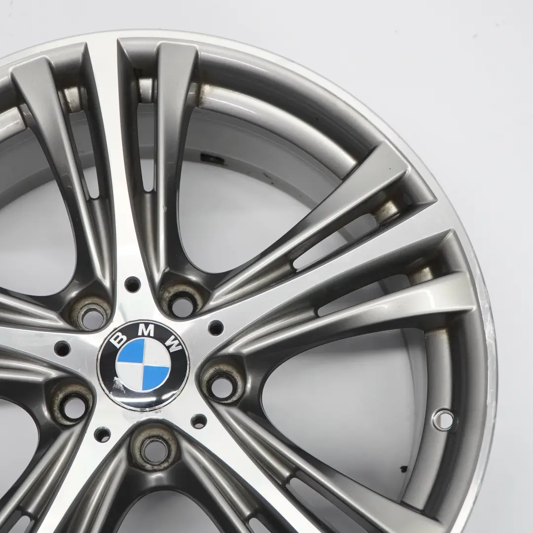 BMW F30 Ferric Jante arrière alliage gris 19" 8,5J ET:47 Star Spoke 407 - SKU 6857566-2 - Numéro de pièce 6857566