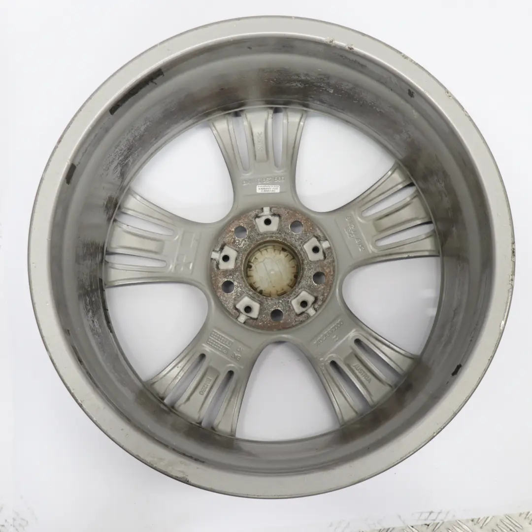 BMW F30 Ferric Grey Rear Alloy Wheel Rim 19" 8,5J ET:47 Star Spoke 407 - SKU 6857566-3 - Part number 6857566