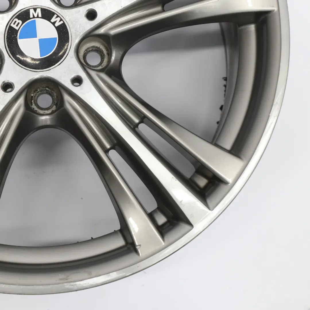 Ferric Grey Rear Alloy Wheel Rim 19" 8,5J ET:47 Star Spoke 407 to BMW F30 with Part number 6857566 BMW F30 Ferric Grey Rear Alloy Wheel Rim 19" 8,5J ET:47 Star Spoke 407 - SKU 6857566-3 - Part number 6857566