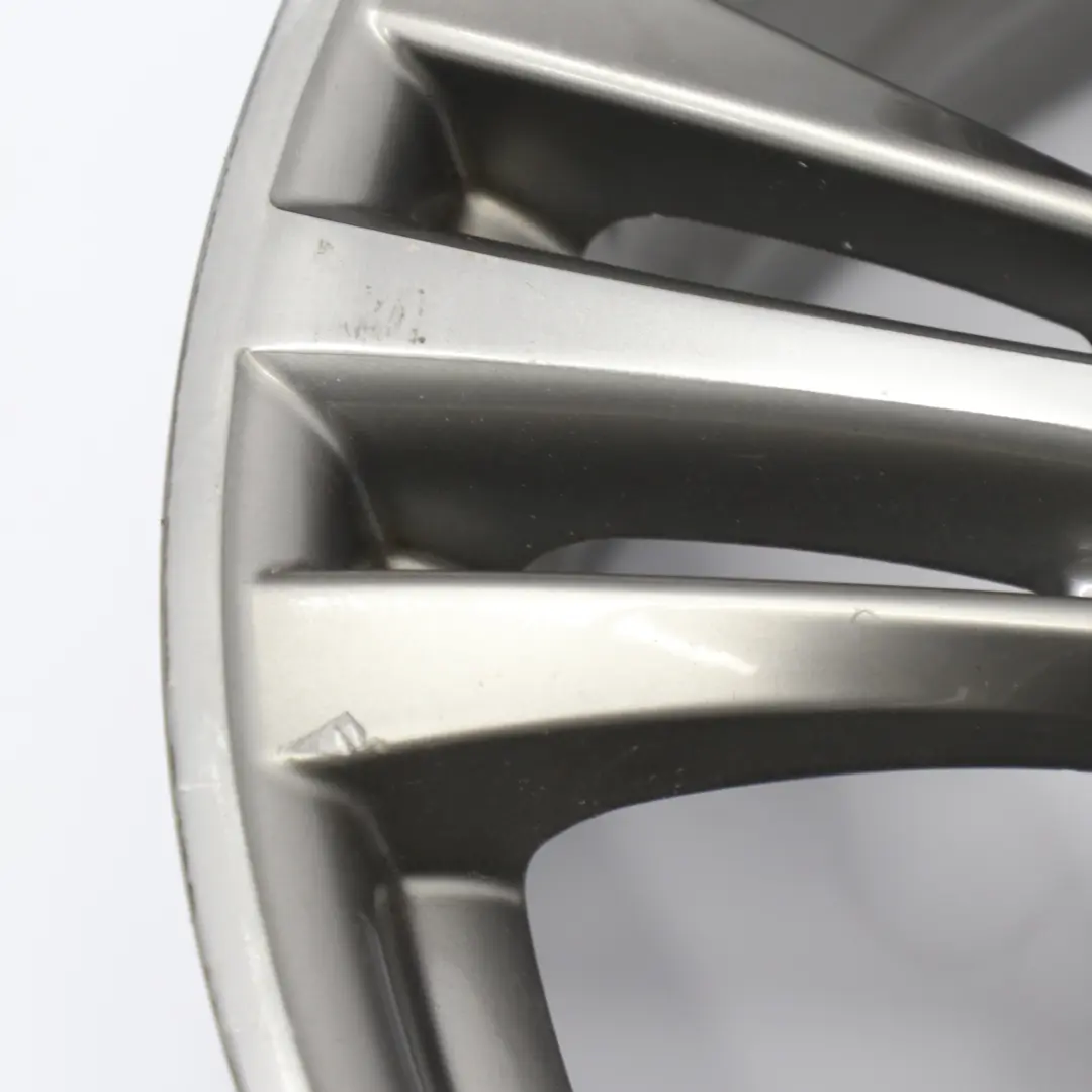 Ferric Grey Rear Alloy Wheel Rim 19" 8,5J ET:47 Star Spoke 407 to BMW F30 with Part number 6857566 BMW F30 Ferric Grey Rear Alloy Wheel Rim 19" 8,5J ET:47 Star Spoke 407 - SKU 6857566-3 - Part number 6857566