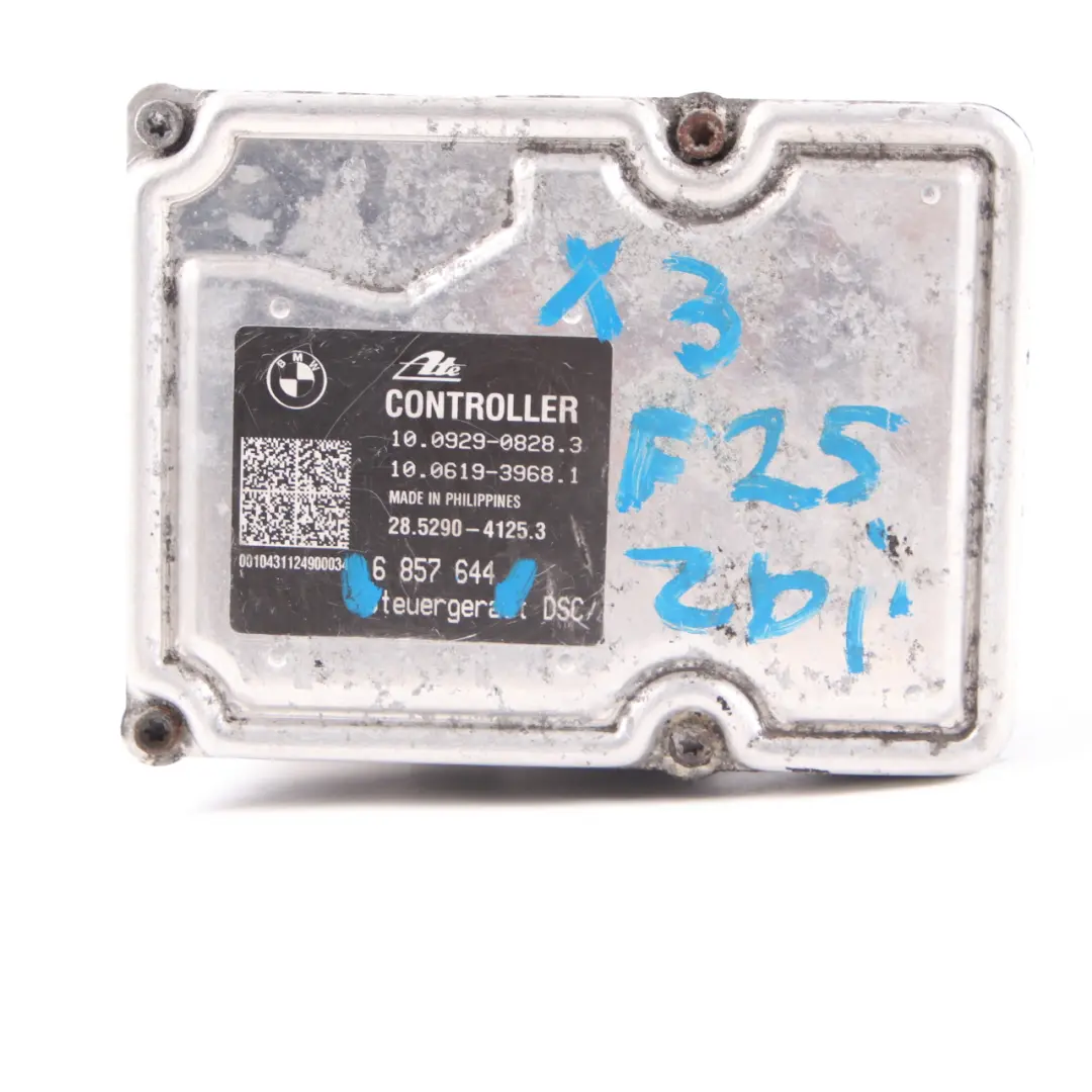 Pompe Frein Unité de Contrôle ABS DSC 6857643 pour BMW X3 F25 X4 F26 à propos du numéro de pièce 6857644 BMW X3 F25 X4 F26 Pompe Frein Unité de Contrôle ABS DSC 6857643 - SKU 6857644 - Numéro de pièce 6857644