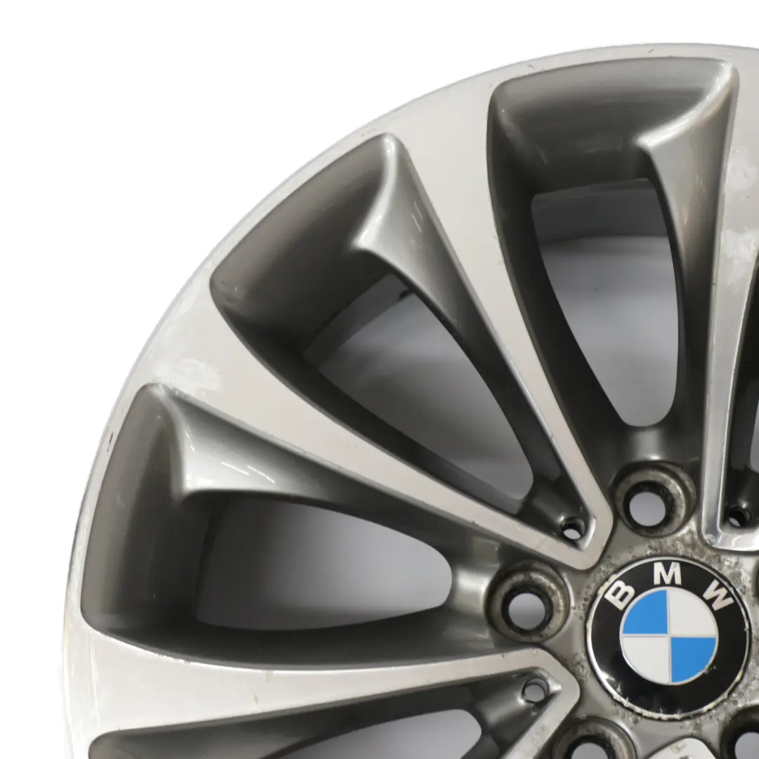 Light Alloy Rim Turbine Styling 452 8J 18" ET:30 to BMW F10 F12 Wheel with Part number 6857665 BMW F10 F12 Wheel Light Alloy Rim Turbine Styling 452 8J 18" ET:30 - SKU 6857665-1 - Part number 6857665