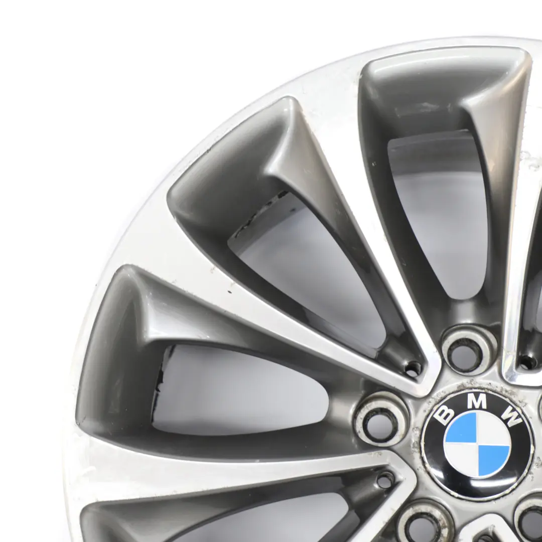 Cerchio in lega leggera Turbine Styling 452 8J 18" ET:30 per BMW F10 F12 con numero di parte 6857665 BMW F10 F12 Cerchio in lega leggera Turbine Styling 452 8J 18" ET:30 - SKU 6857665-2 - Numero di parte 6857665