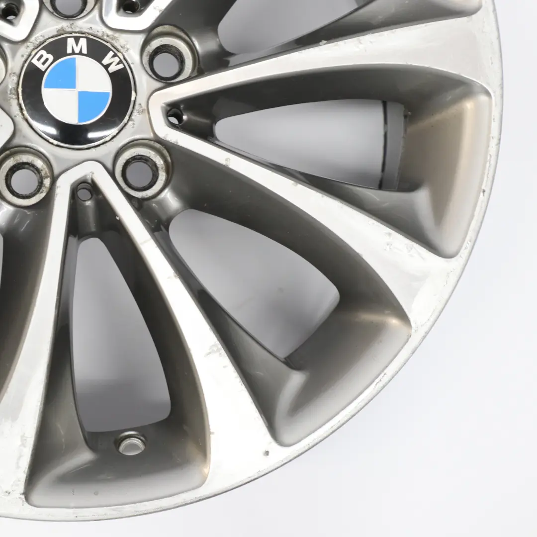 Light Alloy Rim Turbine Styling 452 8J 18" ET:30 to BMW F10 F12 Wheel with Part number 6857665 BMW F10 F12 Wheel Light Alloy Rim Turbine Styling 452 8J 18" ET:30 - SKU 6857665-2 - Part number 6857665