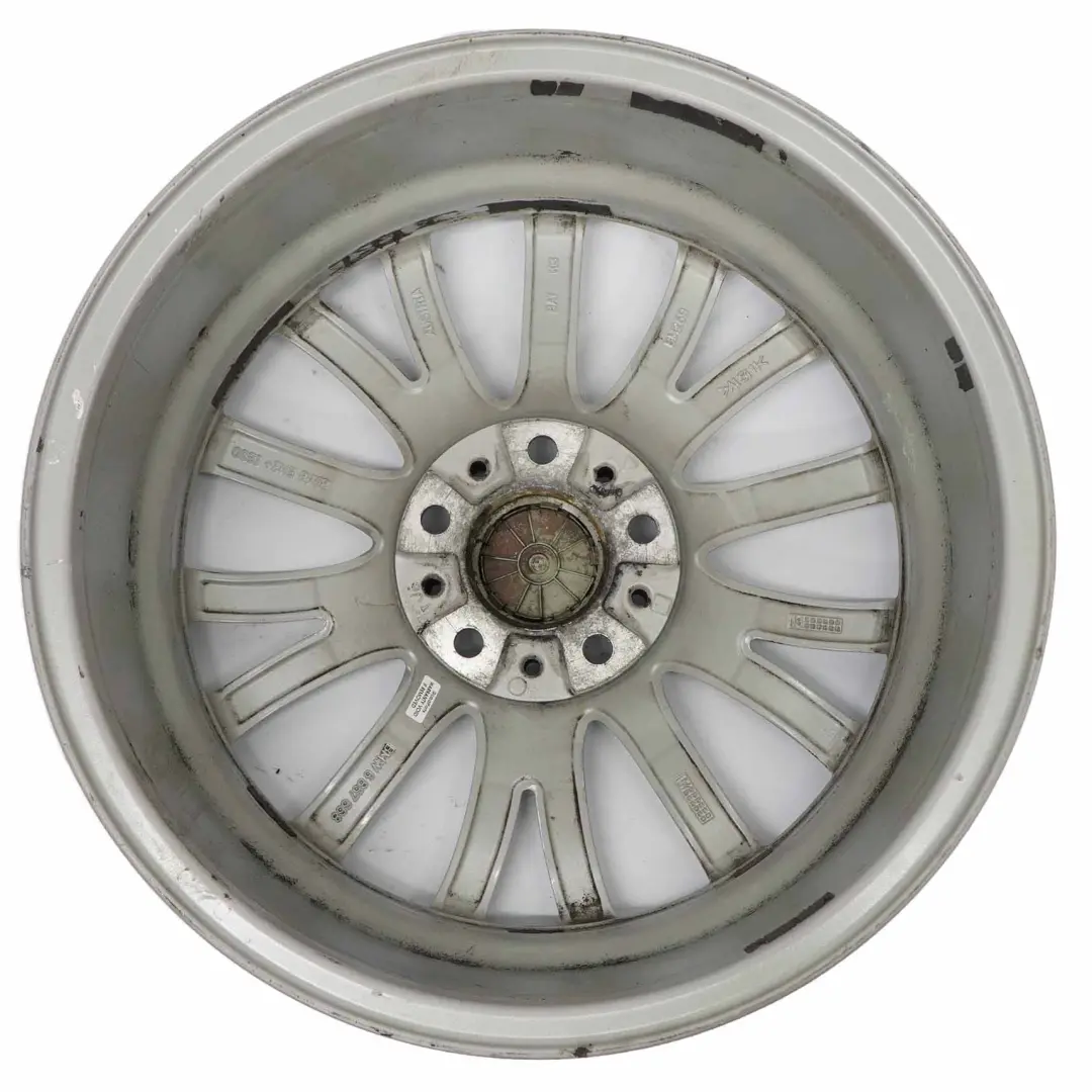 Alloy Wheel Rim 18" Multispoke 454 8J ET:30 to BMW F10 F11 F12 Silver with Part number 6857668 BMW F10 F11 F12 Silver Alloy Wheel Rim 18" Multispoke 454 8J ET:30 - SKU 6857668-3 - Part number 6857668