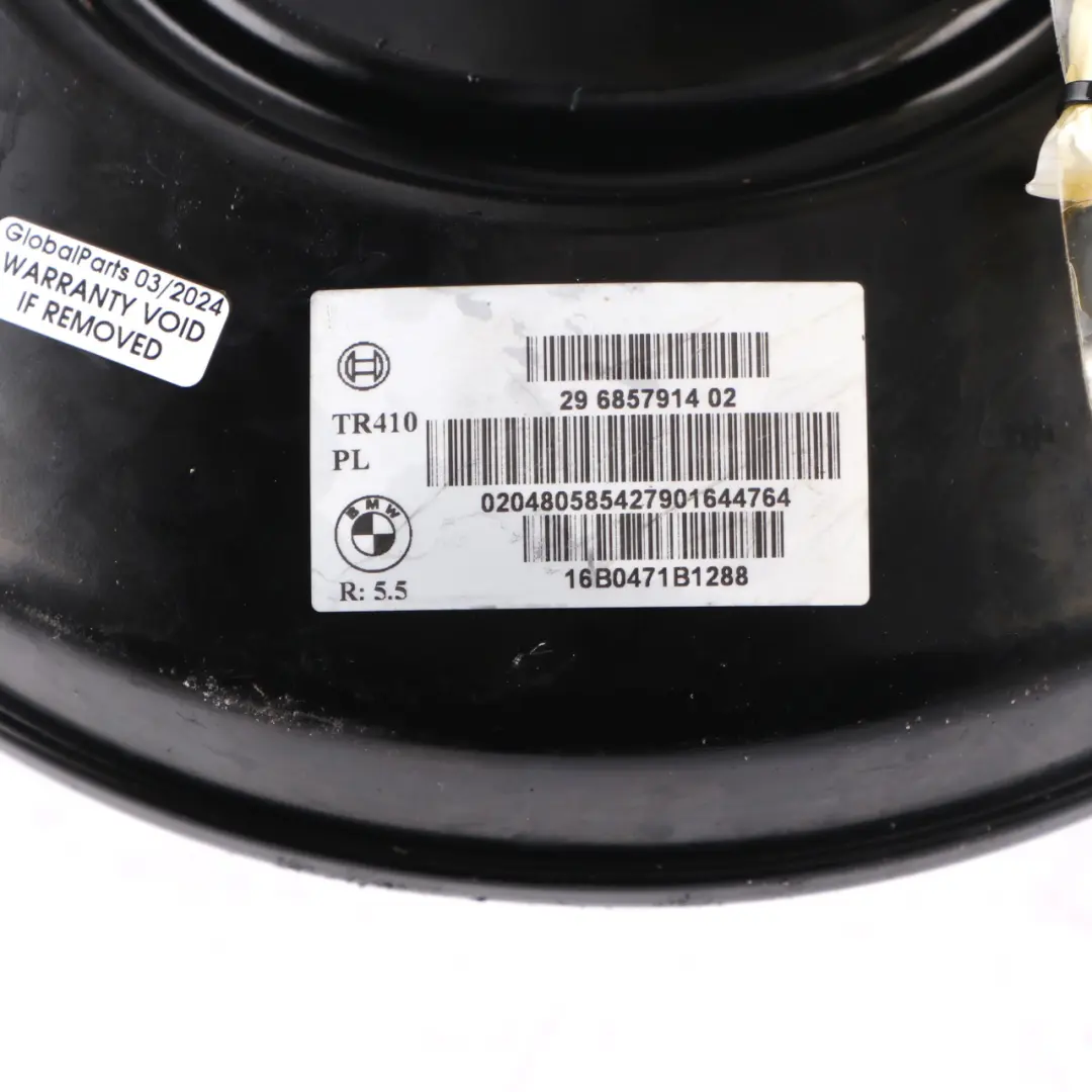 Brake Booster BMW F46 Servo Brake Master Cylinder Expansion Tank to with Part number 6873430 Brake Booster BMW F46 Servo Brake Master Cylinder Expansion Tank - SKU 6857914 - Part number 6873430