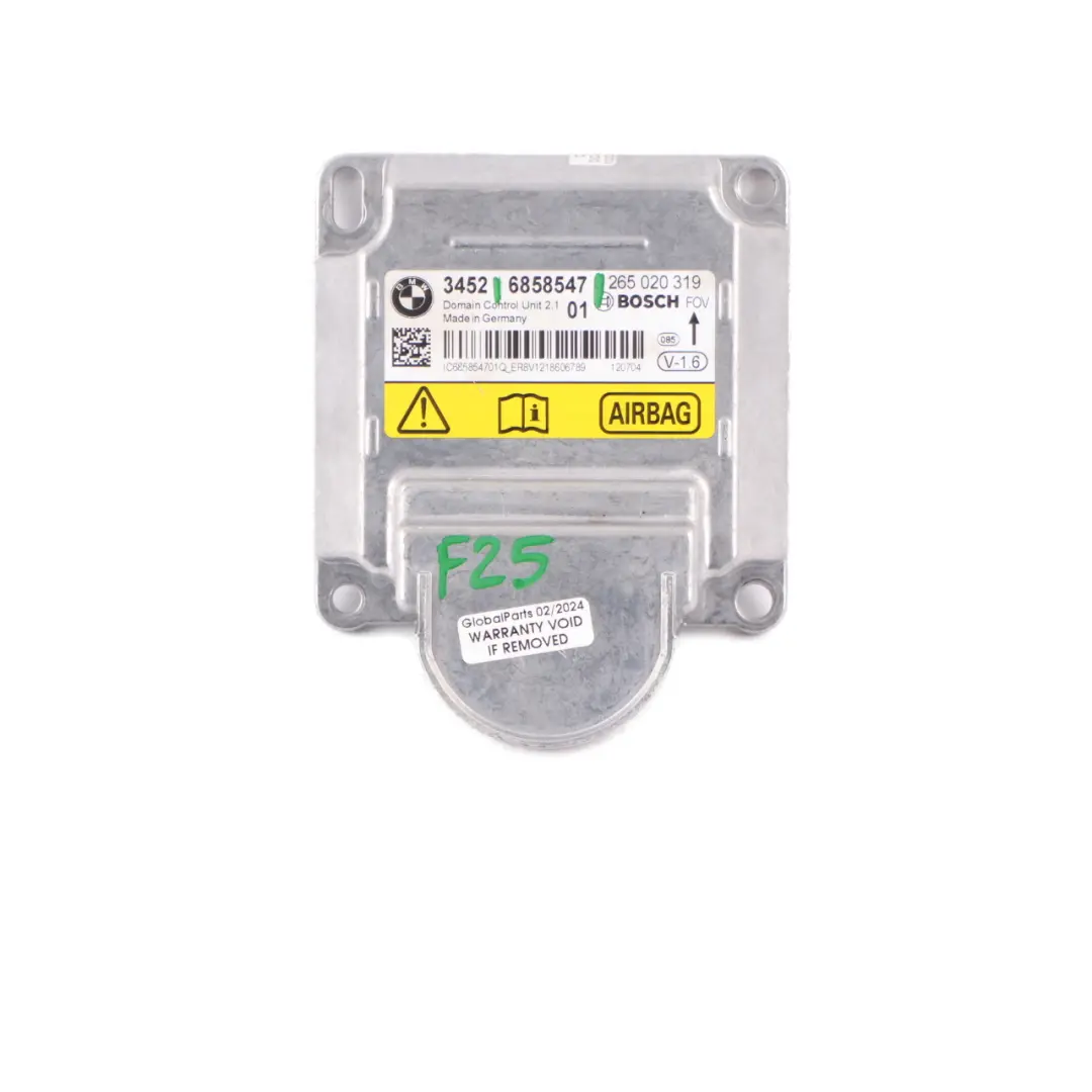 Sterownik Moduł Poduszek Powietrznych Airbag do BMW X3 F25 o numerze 6858547 BMW X3 F25 Sterownik Moduł Poduszek Powietrznych Airbag - SKU 6858547 - Numer Części 6858547