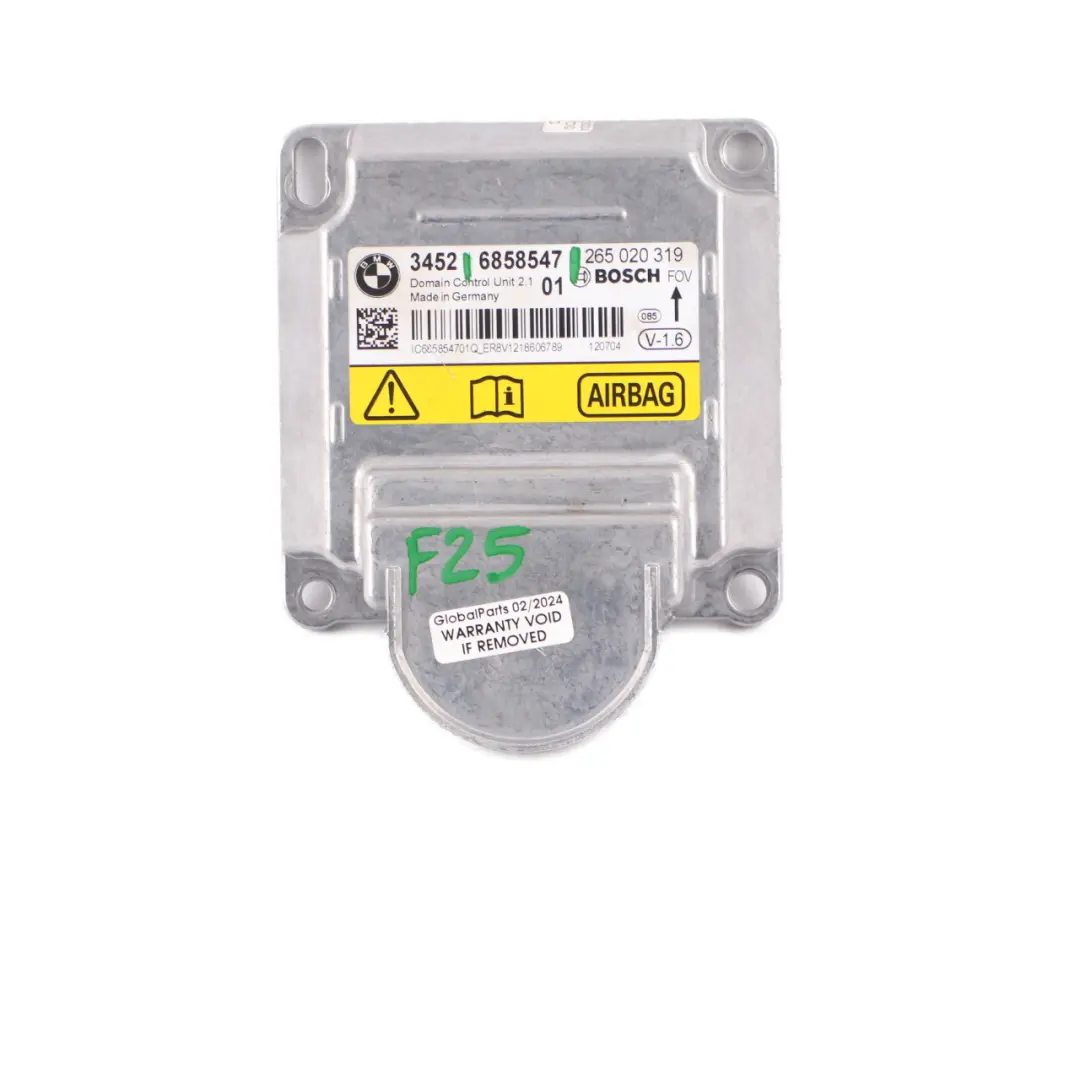 ICM Control Unit Air Module SRS ECU BMW X3 F25 - SKU 6858547 - Part number 6858547
