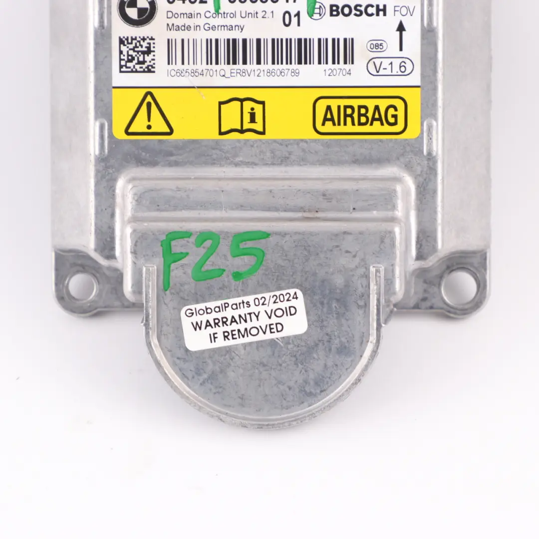 Sterownik Moduł Poduszek Powietrznych Airbag do BMW X3 F25 o numerze 6858547 BMW X3 F25 Sterownik Moduł Poduszek Powietrznych Airbag - SKU 6858547 - Numer Części 6858547