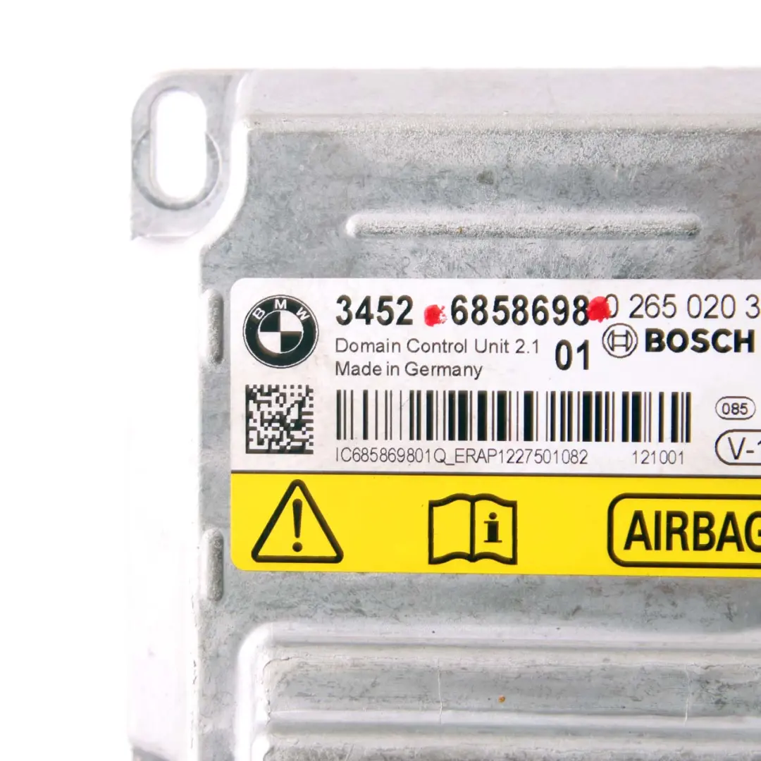 BMW F20 F21 F22 F30 F31 ECU ICM Plus Control Unit Module - SKU 6858698 - Part number 6858698