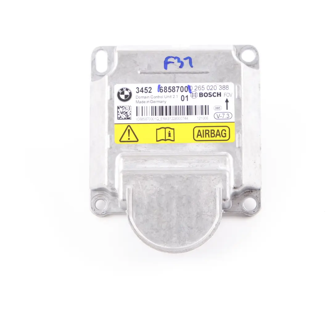 Airbag Modul BMW F20 F21 F30 F31 F32 ECU ICM Steuergerät Airbag für mit Teilenummer 6858700 Airbag Modul BMW F20 F21 F30 F31 F32 ECU ICM Steuergerät Airbag - SKU 6858700 - Teilenummer 6858700