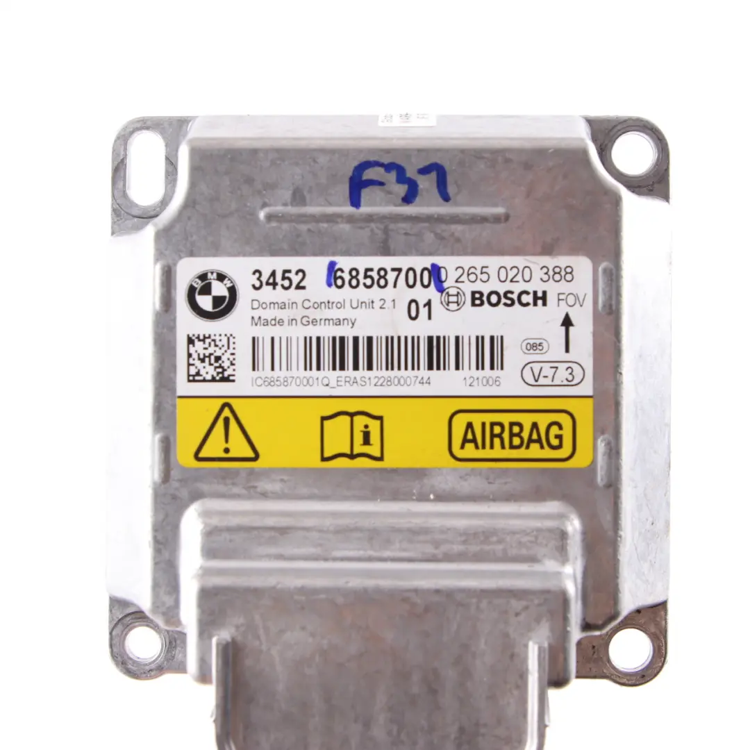  Airbag Module BMW F20 F21 F30 F31 F32 ECU ICM Control Unit Air Bag - SKU 6858700 - Part number 6858700