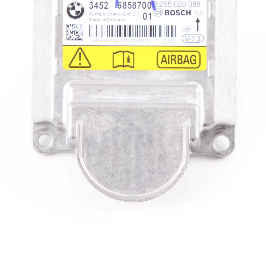 Airbag Module BMW F20 F21 F30 F31 F32 ECU ICM Control Unit Air Bag - SKU 6858700 - Part number 6858700